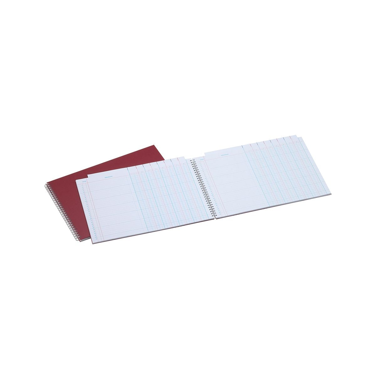 Atlanta de Jalema - Registro tabular Djois 247x351mm 2x8 columnas 108 páginas rojo