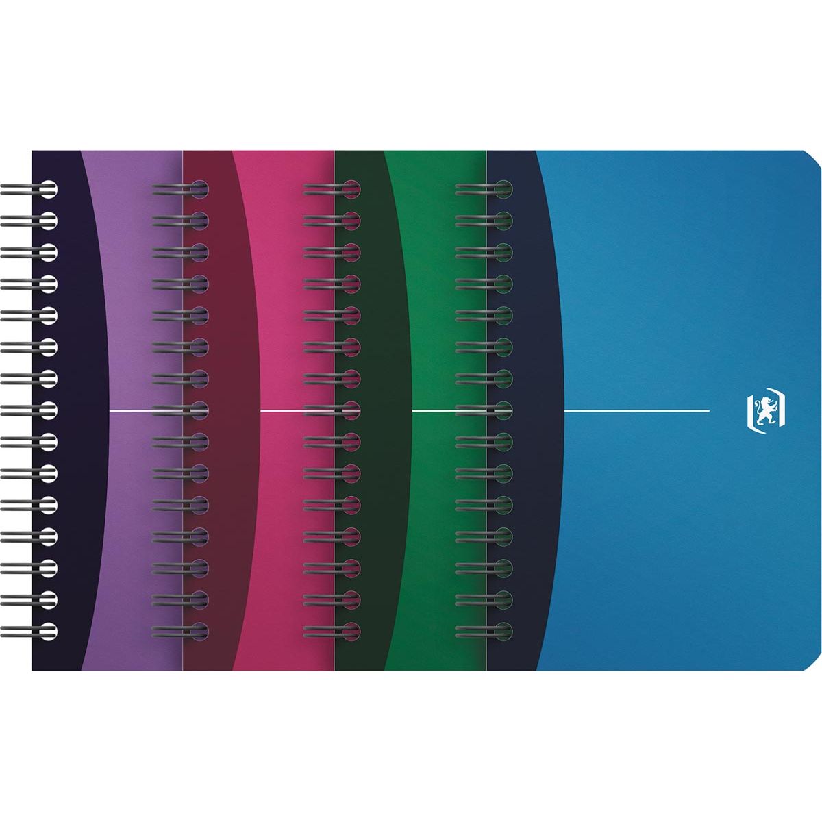 Oxford - Carnet Urban Mix, 180 pages, pi 9 x 14 cm, carreaux 5 mm, couleurs assorties