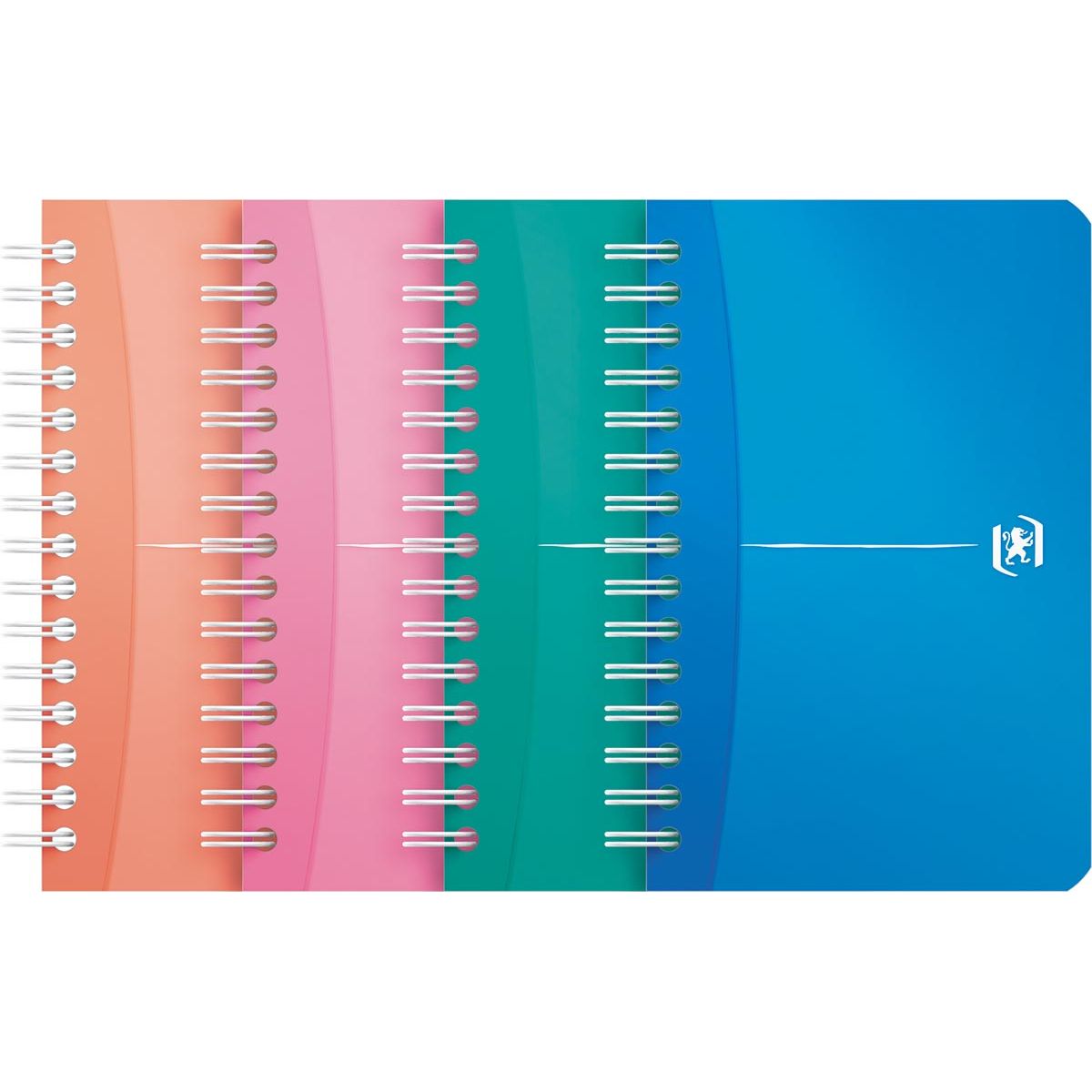 Oxford - My Colours notitieboekje, 180 bladzijden, ft 9 x 14 cm, geruit 5 mm, geassorteerde kleuren