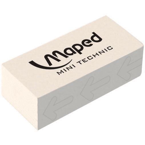Maped - gomme Technic 300 emballée sous cellophane, dans une boîte