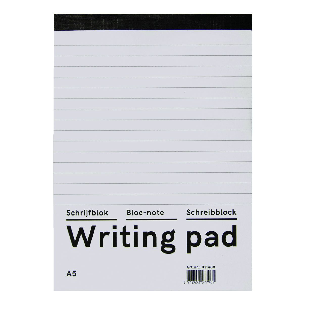 Qbasic - Schrijfblok a5 lijn 160blz 60gr | 10 stuks