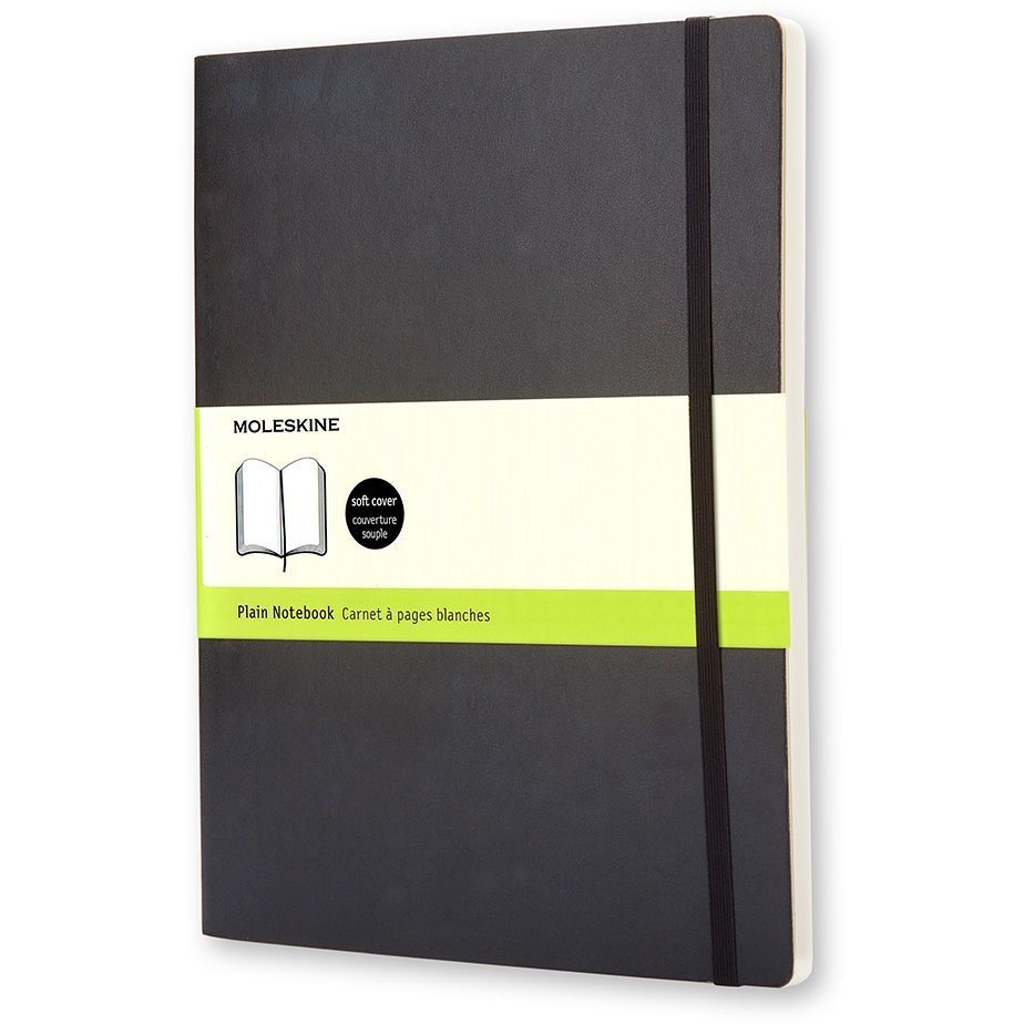 Moleskine - Notitieboek xl 190x250mm blanco sc zwart