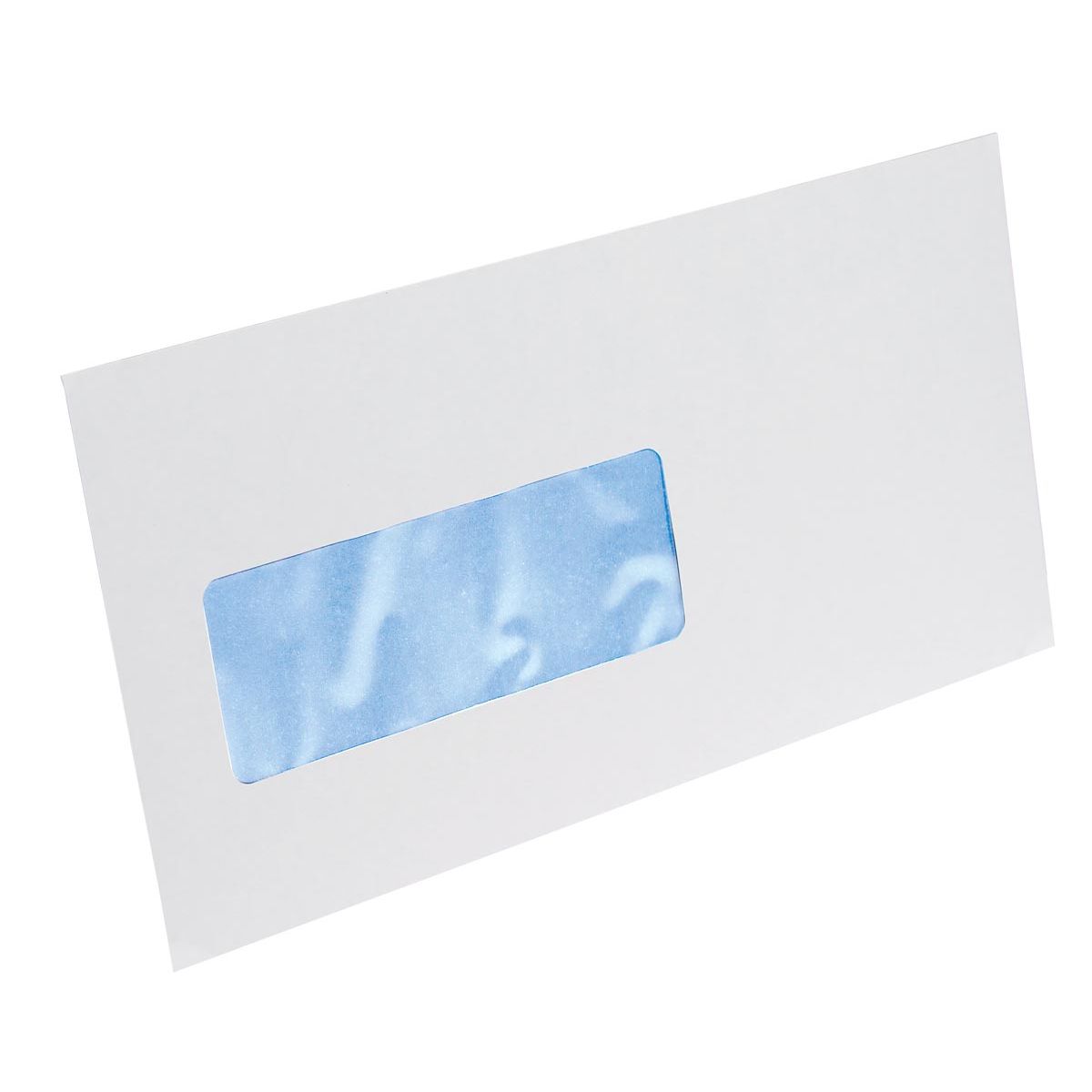 Galerie - Briefumschläge ft 114 x 229 mm, Fenster links, Streifenverschluss, Karton à 500 Stück