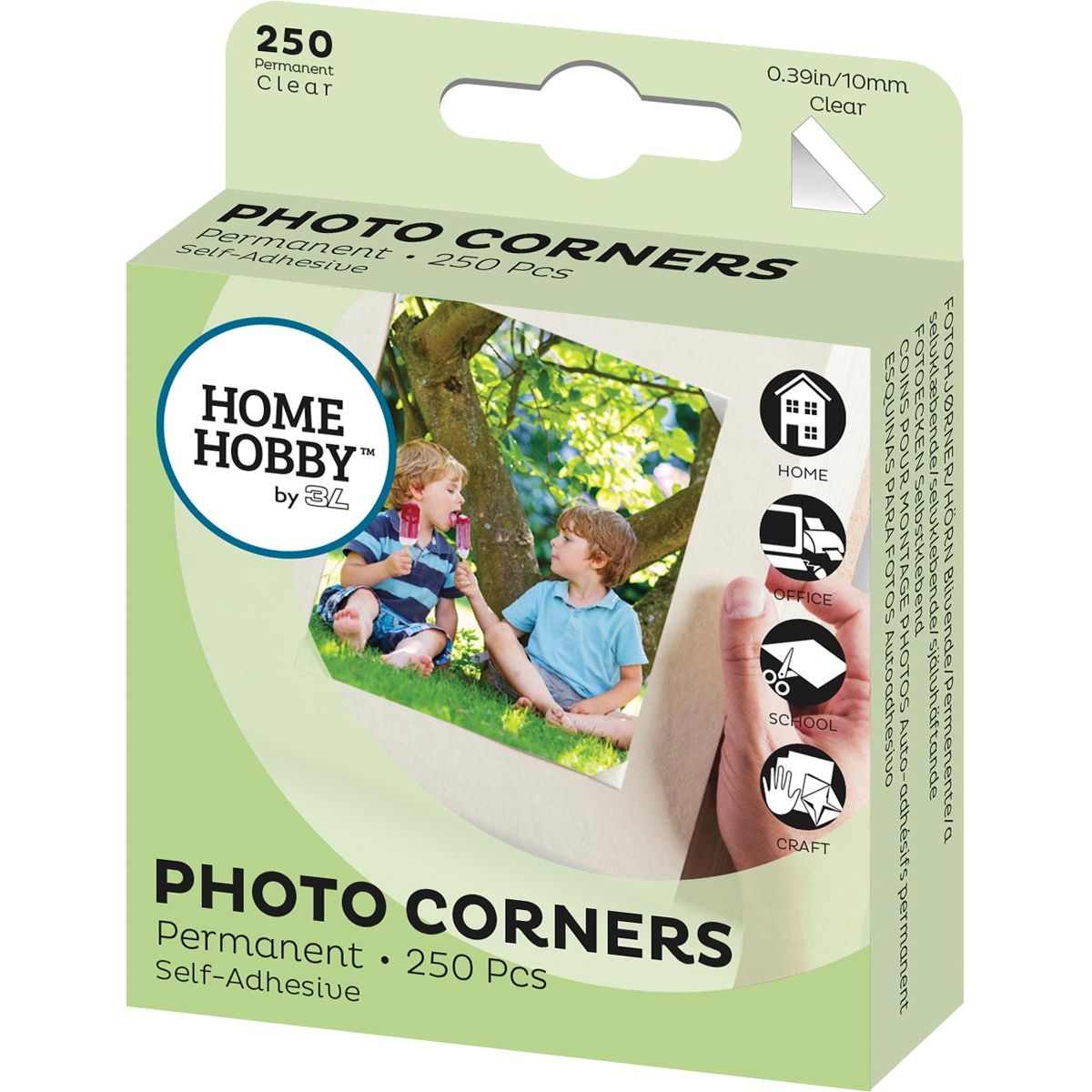 3L Consumer Products - photo corners PP ft 10 mm