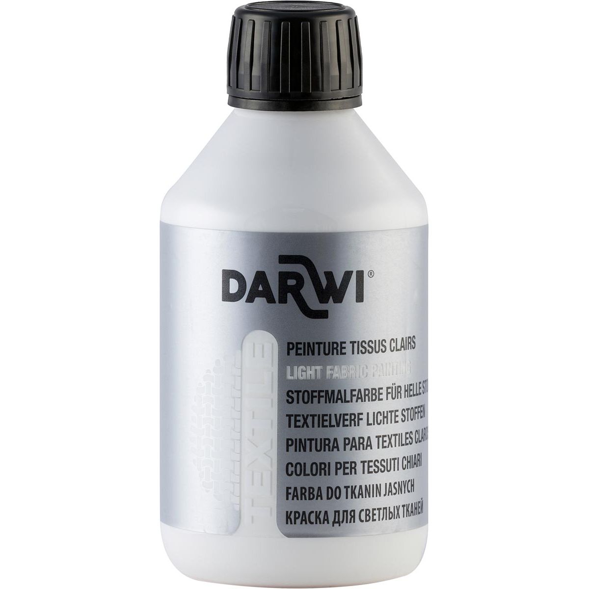 Darwi - vernice per tessuti Tex, 250 ml, bianca