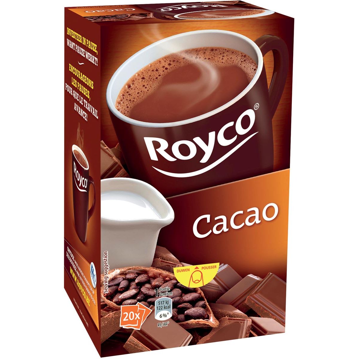 Royco - cacao, confezione da 20 buste