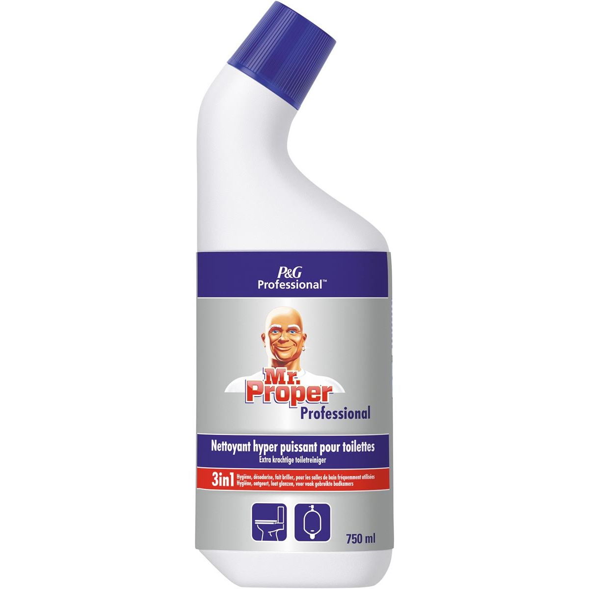 Mr. Proper - toiletreiniger, 3in1, flacon van 750 ml