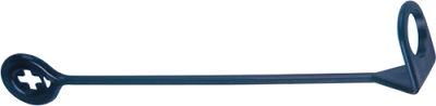Klika - Black coupling piece 10 cm per 100 pieces, 20 pieces
