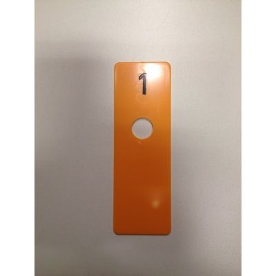 Klika - chamber disc yellow 40x120 mm NUMBER 1 40 pieces