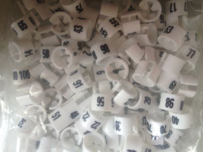 Klika - Collectie-serie MINI wit nummer 1-100