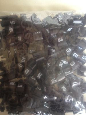 Klika - Collectieserie MINI zwart nummer 1-100