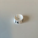 Klika - MB wit/zwart 24 voor op kledinghanger
