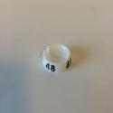 Klika - MB wit/zwart 48 voor op kledinghanger