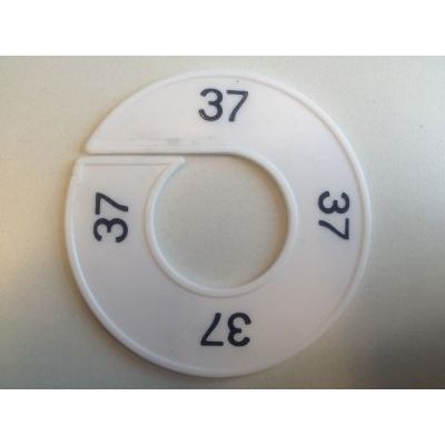 Klika - Größenring weiß/schwarz 37