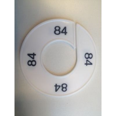 Klika - Misura anello bianco/nero 84