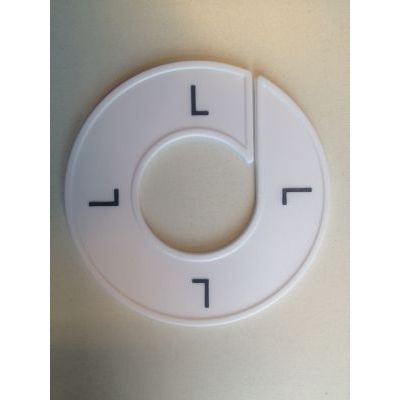 Klika - Maatring wit/zwart L