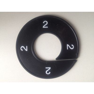 Klika - Maatring 9cm zwart/wit 2