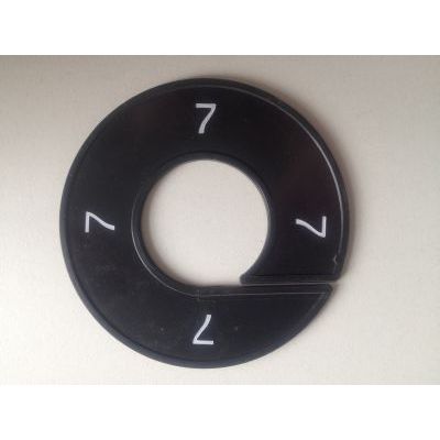 Klika - Maatring 9cm zwart/wit 7