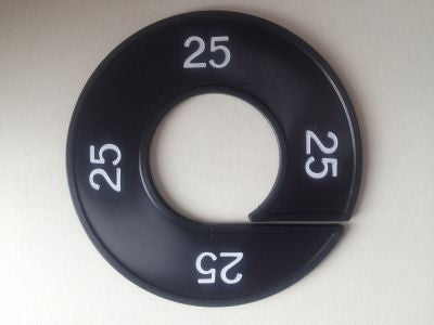 Klika - Maatring 9cm zwart/wit 25