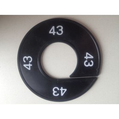 Klika - Maatring 9cm zwart/wit 43