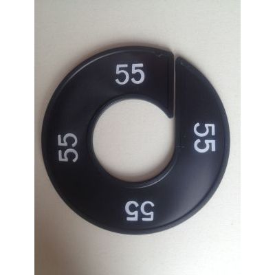 Klika - Maatring 9cm zwart/wit 55