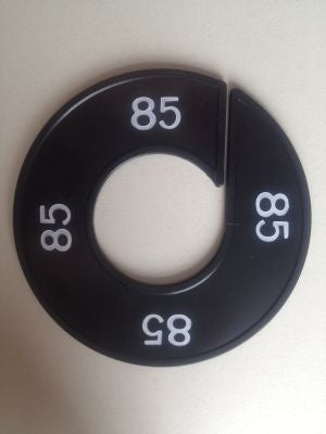 Klika - Misura anello nero/bianco 85