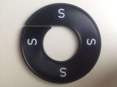 Klika - Größenring schwarz/weiß S