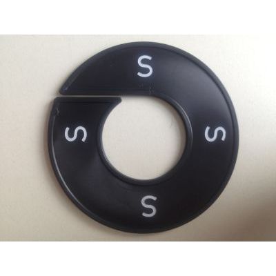 Klika - Maatring 9cm zwart/wit S