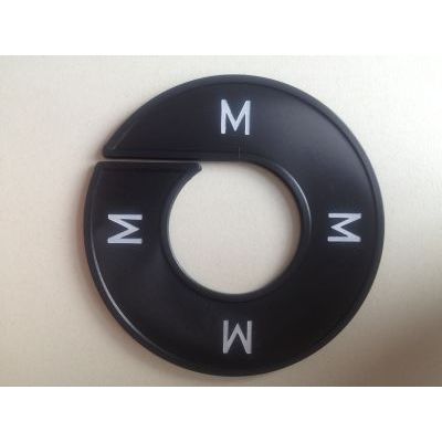 Klika - Taille bague noir/blanc M