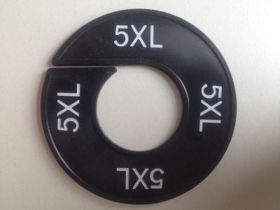 Klika - Maatring 9cm zwart/wit 5XL