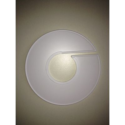 Klika - Maatring 11cm wit onbedrukt 200 stuks
