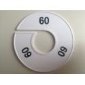 Klika - Maatring 11 cm wit/zwart 60