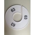 Klika - Maatring 11 cm wit/zwart 63