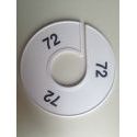Klika - Maatring 11 cm wit/zwart 72