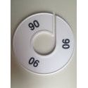 Klika - Maatring 11 cm wit/zwart 90