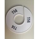 Klika - Maatring 11 cm wit/zwart 114
