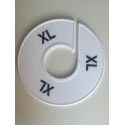 Klika - Maatring 11 cm wit/zwart XL