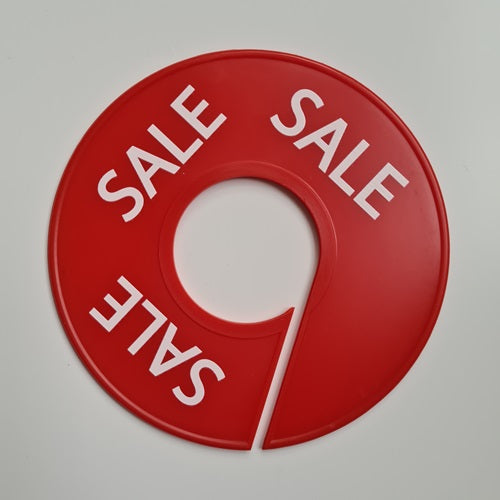 Klika - Maatring 11cm rood/wit SALE