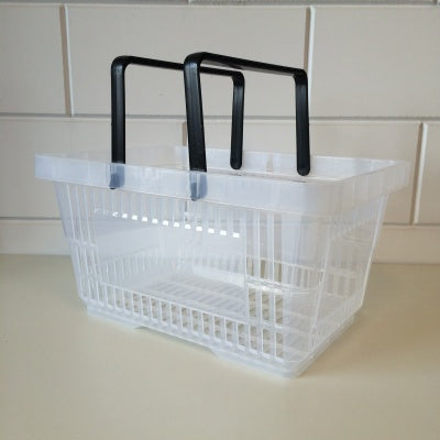 Klika - Shopping basket transp 2 handles 22 liters