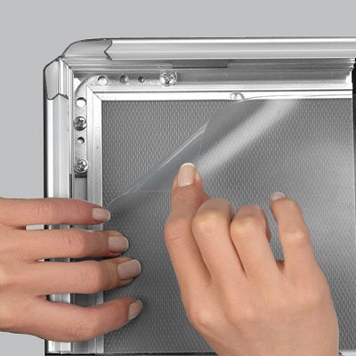 Klika - Cornice a clic 84x118 cm ALU 32 mm A0 rettangolo 2 pezzi