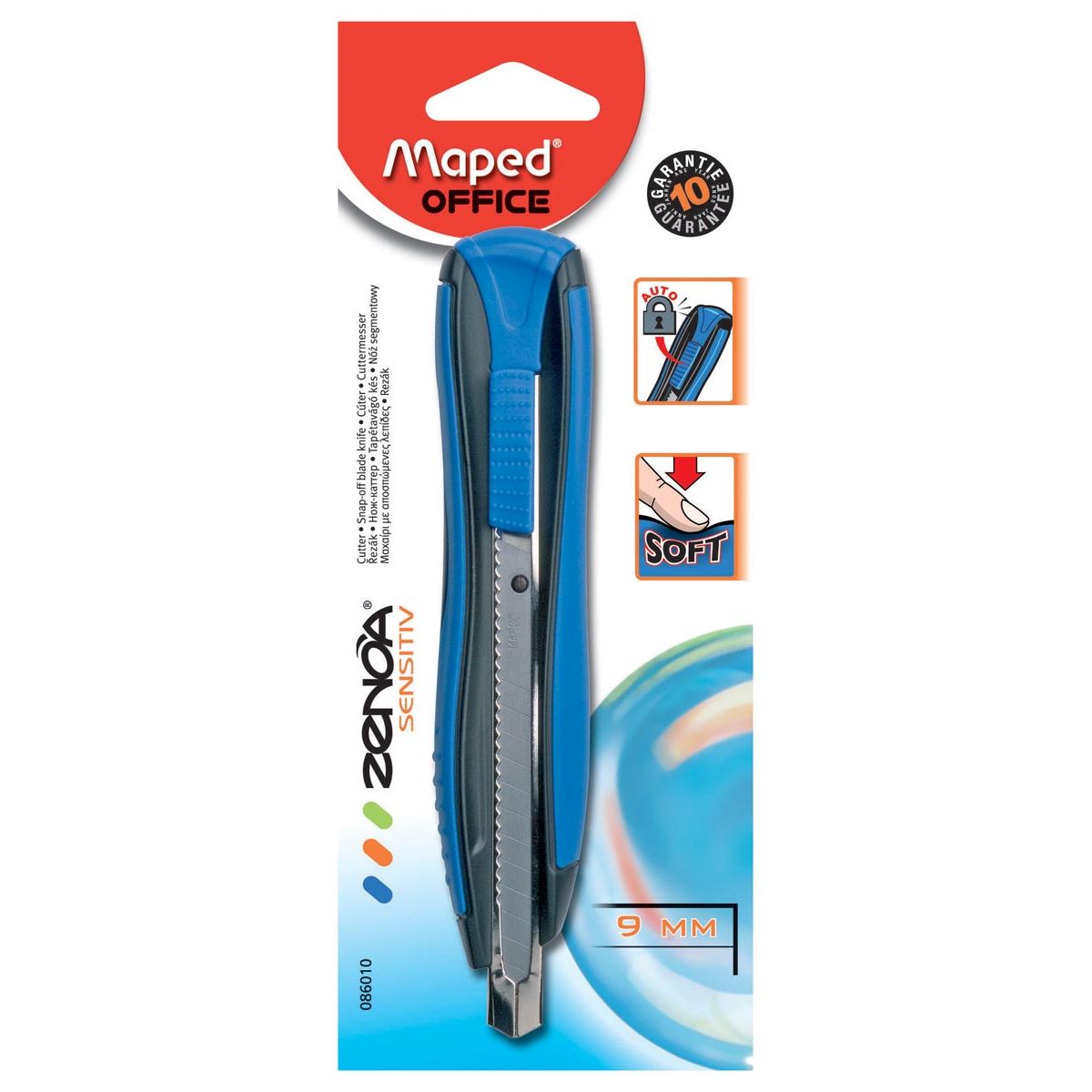 Maped Office - cortador Zenoa Sensitiv cuchillo de 9 mm