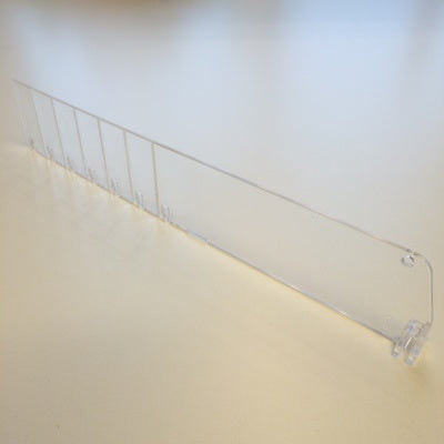 Klika - Shelf divider high 120mm long 510-635mm 30 pieces