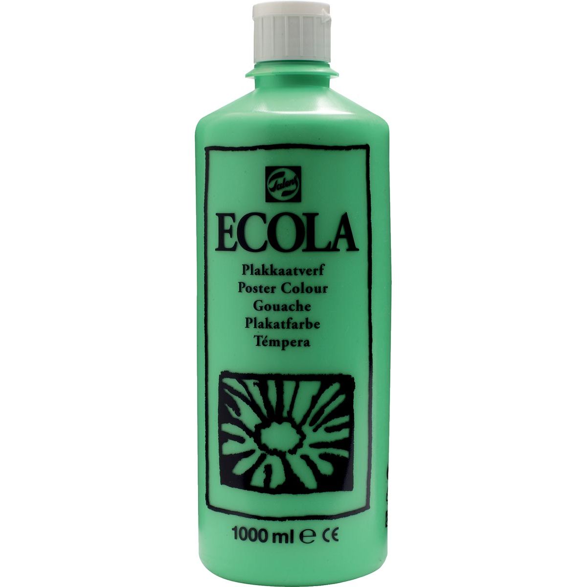 Talens - Ecola gouache botella 1000 ml, verde claro