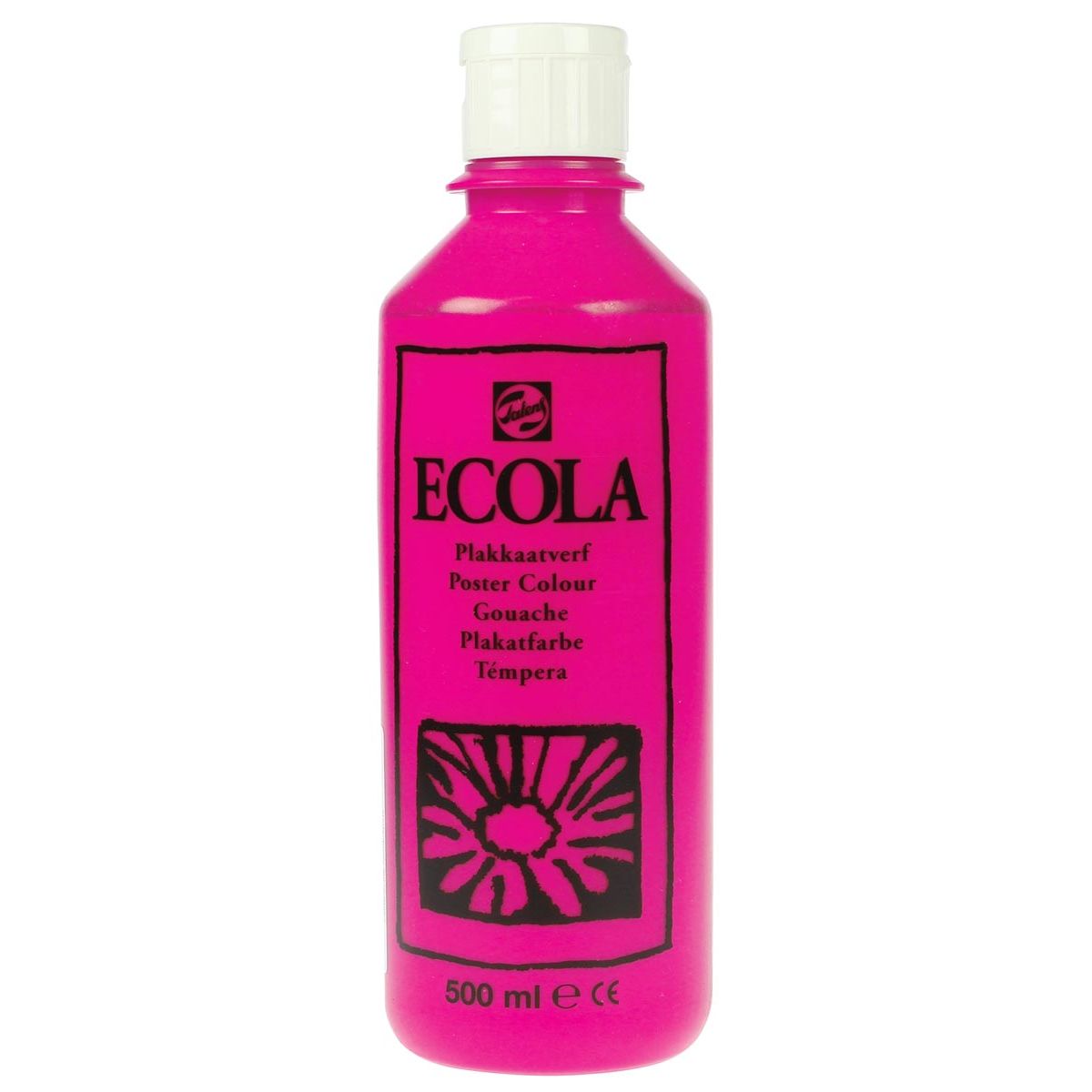 Talens - Ecola gouache botella 500 ml, rosa tiro (magenta)