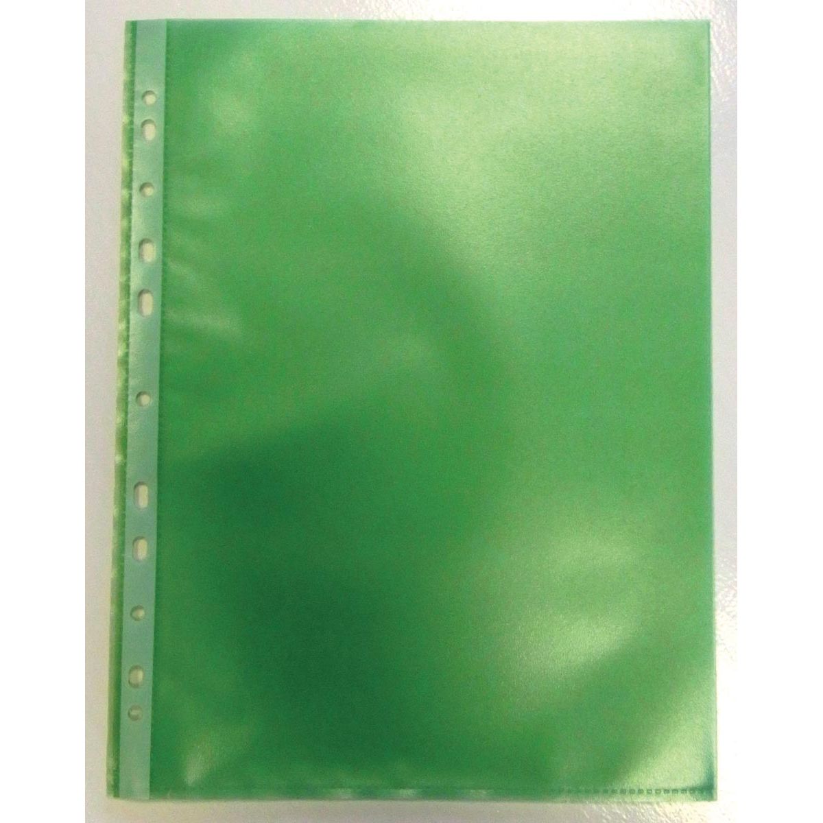 Bronyl - Borsa da esposizione traforata, verde, conf. da 50