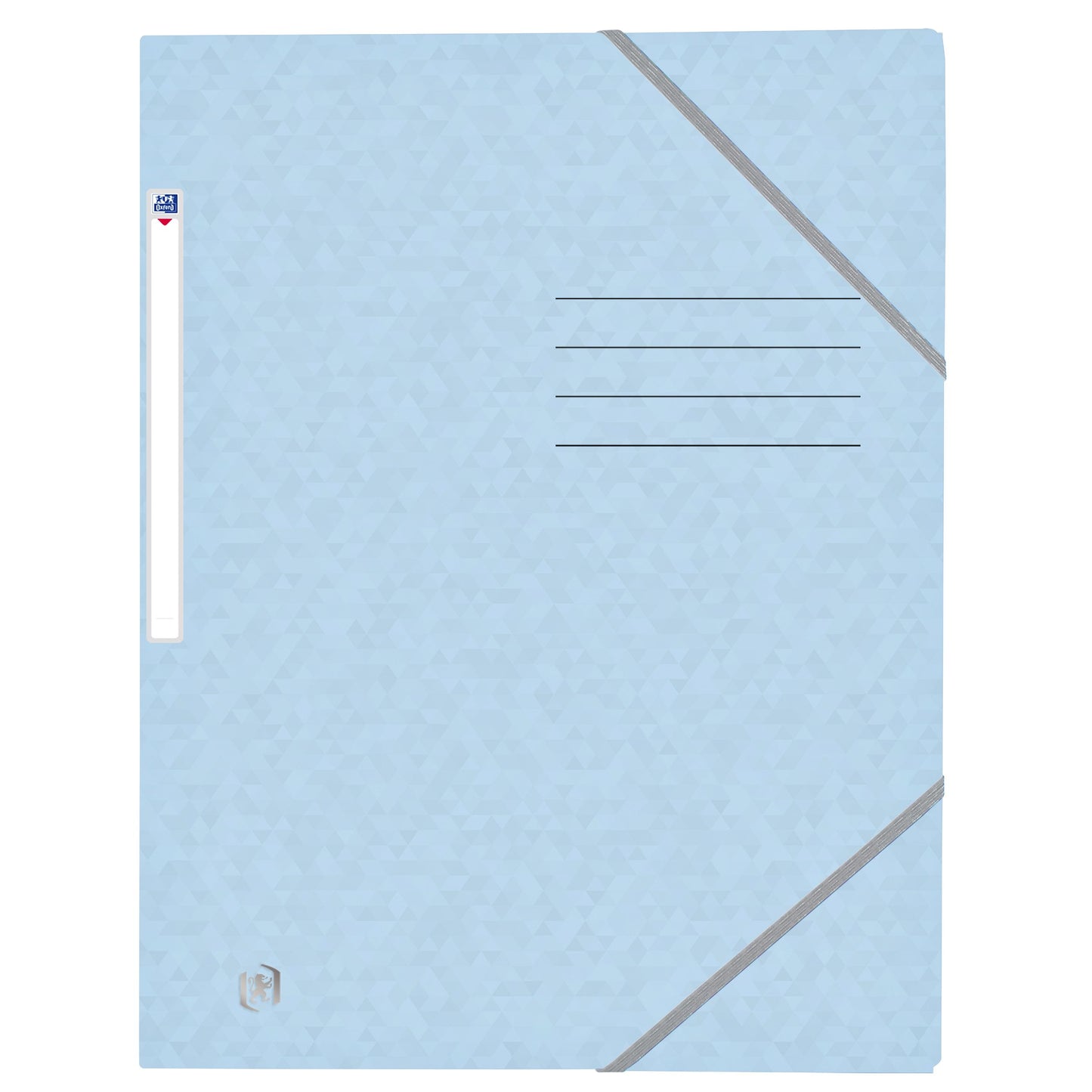 Oxford - Elastomap Top File+ A4 3 flaps 390gr pastel blue | 10 pieces