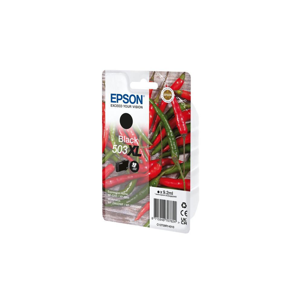 Epson - 503XL inktcartridge 1 stuk(s) Origineel Hoog (XL) rendement Zwart
