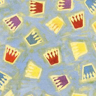 Klika - Carta da regalo Carta da regalo Corone felici su bianco a coste 50 cm