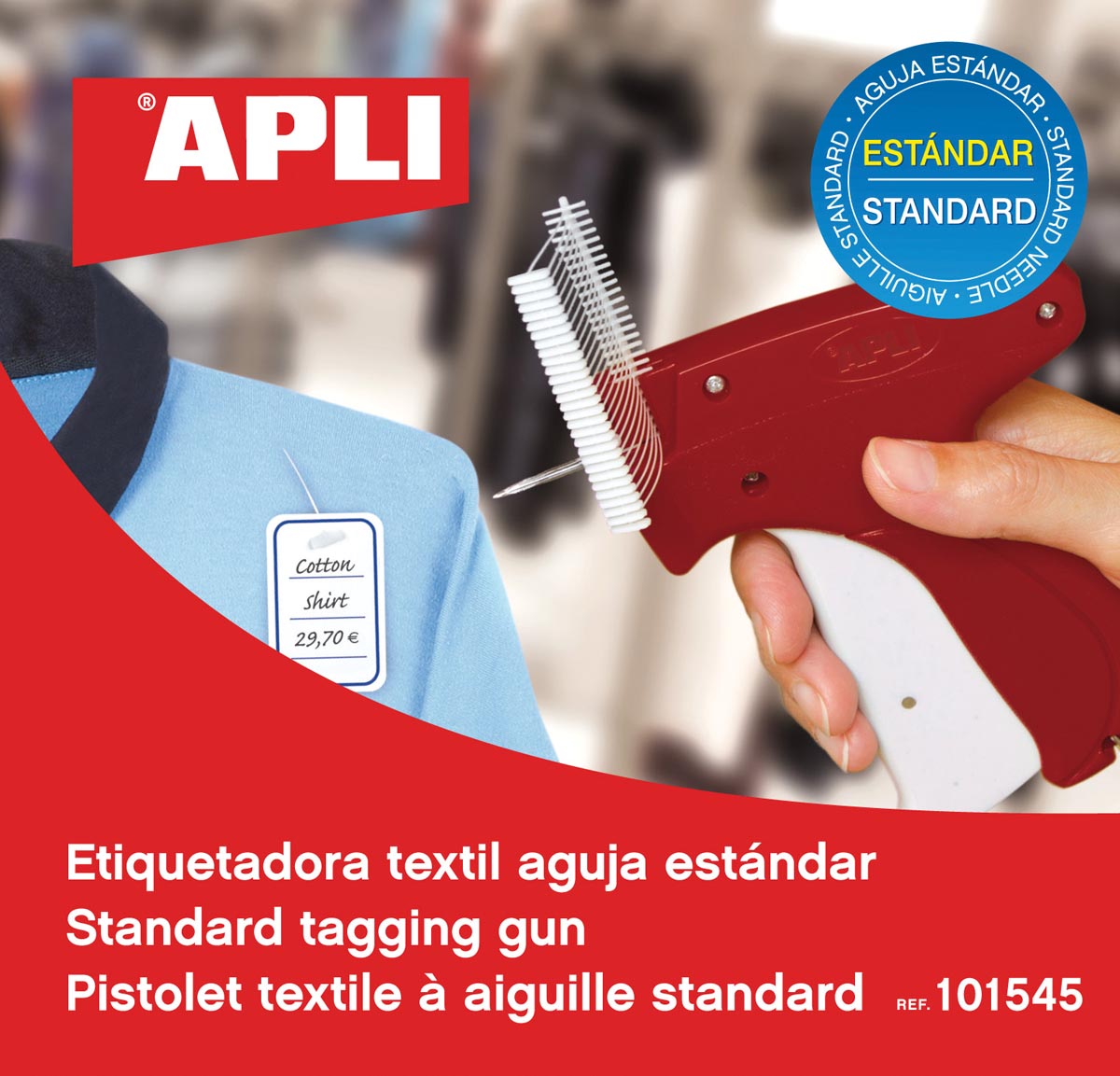 Apli - textielpistool voor standaard stoffen