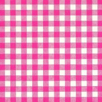 Klika - Carta da regalo Carta da regalo Hotpink quadretti su bianco a coste 50 cm